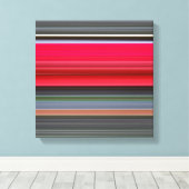 Toile Abstract #1: Red and Grey (Insitu (Plancher de Bois))