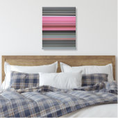 Toile Abstract #1: Rose et grey (Insitu(Chambre))