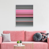 Toile Abstract #1: Rose et grey (Insitu(Salon))