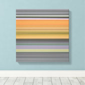 Toile Abstract #1: Yellow and grey (Insitu (Plancher de Bois))