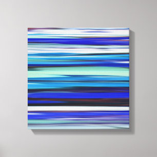 Toile Abstract #2: Blue blur