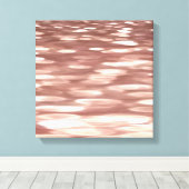 Toile Abstract #3: Copper Rose Gold (Insitu (Plancher de Bois))