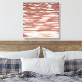 Toile Abstract #3: Copper Rose Gold (Insitu(Chambre))