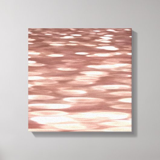 Toile Abstract #3: Copper Rose Gold (Recto)