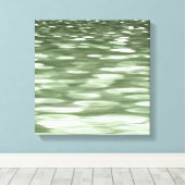 Toile Abstract #3: Olive green blur (Insitu (Plancher de Bois))