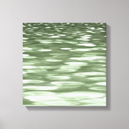 Toile Abstract #3: Olive green blur (Recto)