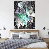 Toile Abstract 3d Geometric Art Pattern (Insitu(Chambre))