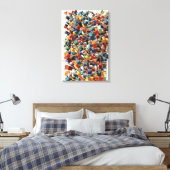 Toile Abstract 3D Geometric Pattern (Insitu(Chambre))