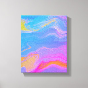 Toile Abstract Acrylic Flow