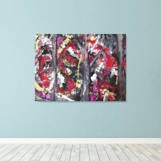 Toile Abstract Art Canvas Print (Insitu (Plancher de Bois))