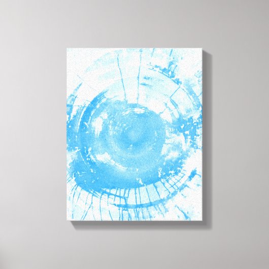 Toile Abstract blue watercolor background, texture. (Recto)