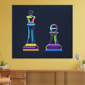 Toile Abstract chess (Insitu(Salon))