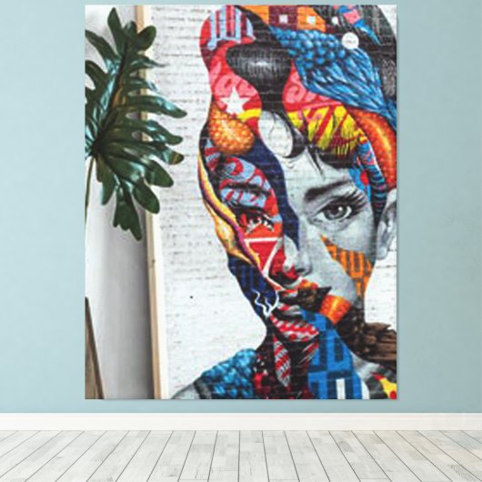 Toile Abstract Classic Art Shape (Insitu (Plancher de Bois))