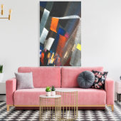 Toile Abstract Colorful Cityscape (Insitu(Salon))