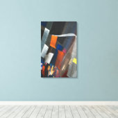 Toile Abstract Colorful Cityscape (Insitu (Plancher de Bois))
