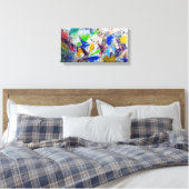 Toile Abstract Colours Canvas (Insitu(Chambre))