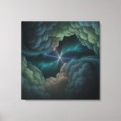 Toile Abstract Cosmic Cloud Wall Art Canvas (Recto)
