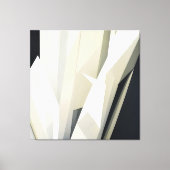 Toile Abstract Crystalline Geometry (Recto)