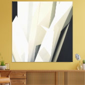 Toile Abstract Crystalline Geometry (Insitu(Salon))