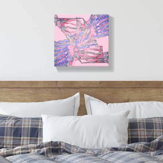 Toile Abstract Current Rhapsody Canvas (Insitu(Chambre))