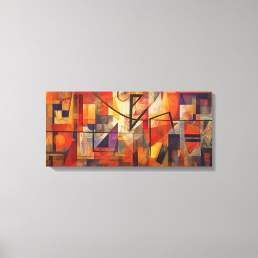 Toile abstract design unique (Recto)