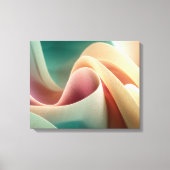 Toile Abstract Drapery with Pastel Gradient Flow (Recto)