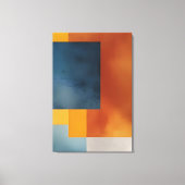 Toile Abstract Earthly Geometry (Recto)