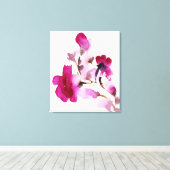 Toile Abstract floral watercolor paintings (Insitu (Plancher de Bois))