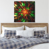 Toile Abstract fractal flower design. (Insitu(Chambre))