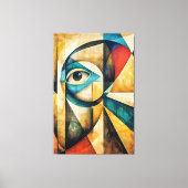 Toile Abstract Gaze (Recto)