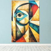 Toile Abstract Gaze (Insitu (Plancher de Bois))