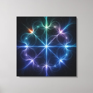Toile Abstract Geometric Light Canvas Art