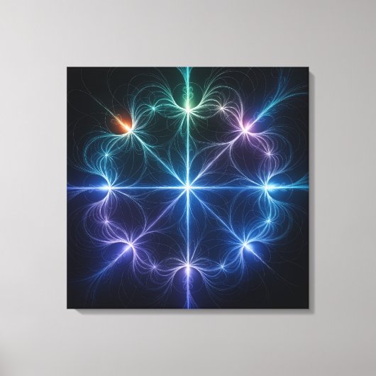 Toile Abstract Geometric Light Canvas Art (Recto)