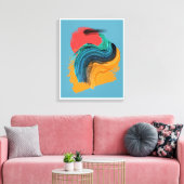 Toile Abstract Horizon Swirl (Insitu(Salon))