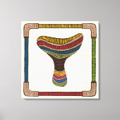 Toile Abstract Mushroom (Recto)