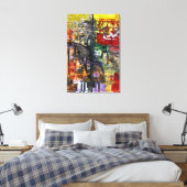 Toile Abstract Original Art (Insitu(Chambre))