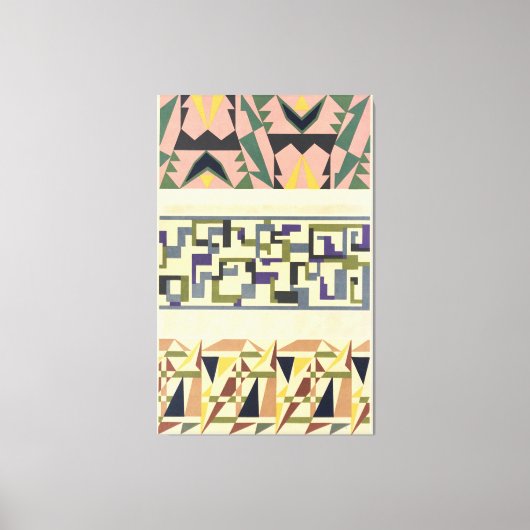 Toile Abstract Pattern Portfolio Pl.18  (Recto)