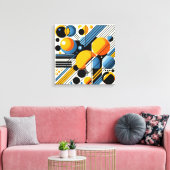Toile Abstract Stretched Canvas Print (Insitu(Salon))