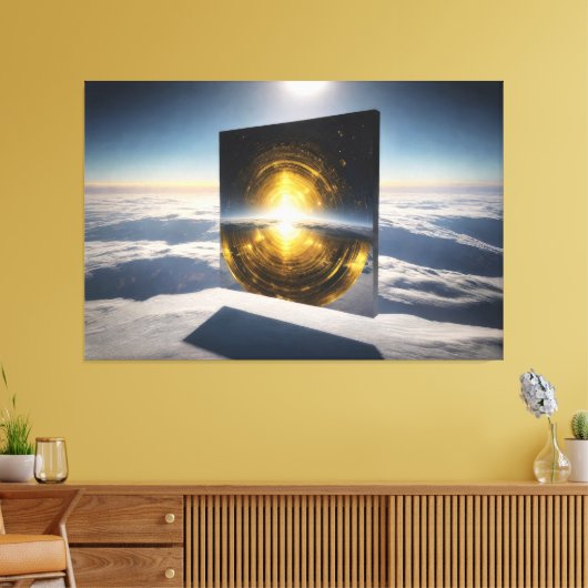 Toile Abstract Sun Stone (Insitu(Salon))