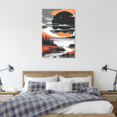 Toile Abstract Sunset (Insitu(Chambre))