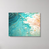 Toile Abstract Topographic Ocean Art (Recto)