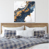 Toile Abstract Wall Art Canvas – Modern Minimalist (Insitu(Chambre))