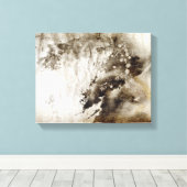 Toile Abstract watercolor background on grunge paper (Insitu (Plancher de Bois))