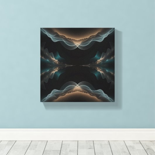 Toile Abstract Wave Energy Canvas Art (Insitu (Plancher de Bois))
