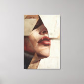 Toile Abstract woman decorative frame (Recto)