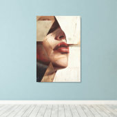 Toile Abstract woman decorative frame (Insitu (Plancher de Bois))