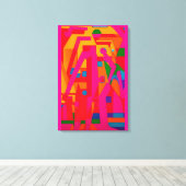 Toile Abstracted Progress (Insitu (Plancher de Bois))