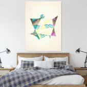 Toile Abstraction basée sur des voiles (Insitu(Chambre))