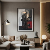 Toile Abstraction constructiviste