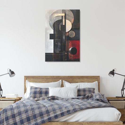 Toile Abstraction constructiviste (Insitu(Chambre))